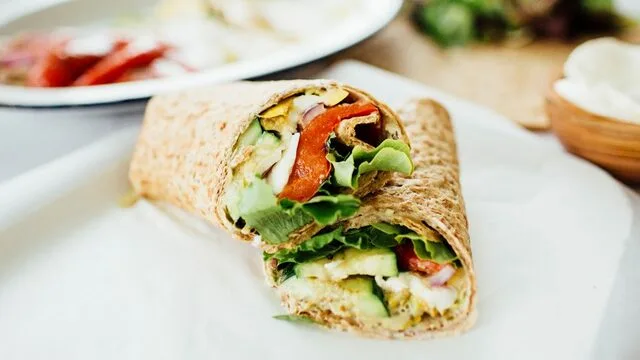 Grilled Vegetable Wrap – Fresh & Healthy Veggie Wrap