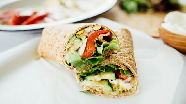 Grilled Vegetable Wrap – Fresh & Healthy Veggie Wrap