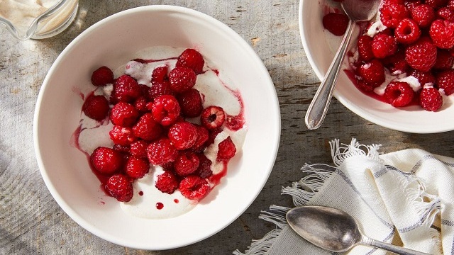 Fresh Berries and Cream Dessert by Jessen’s Delicatessen